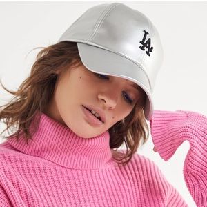 American Needle Metallic Silver Baseball Hat